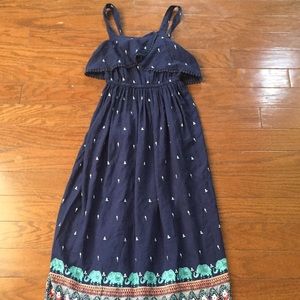 Kids size 14. Navy blue dress. Size 14. Mudd